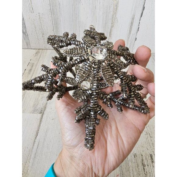 Beaded star ornament large - Picture 7 of 7